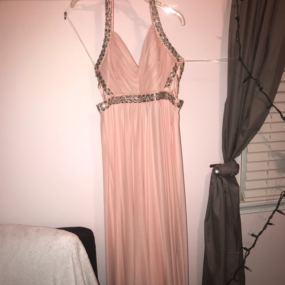 Sequins Hearts Juniors Maxi pageant/formal dress
